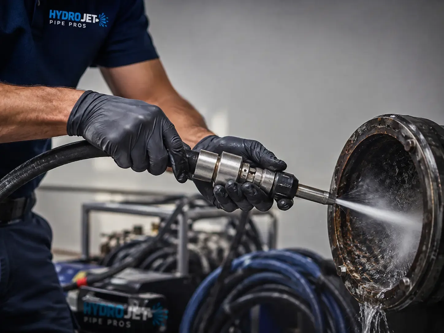 Hydro Jet Pipe Descaling in Wellpinit, WA